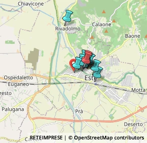 Mappa Via Vincenzo Pellesina, 35042 Este PD, Italia (0.745)
