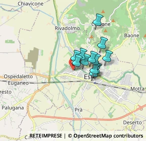 Mappa Via Vincenzo Pellesina, 35042 Este PD, Italia (1.04833)