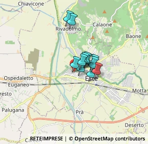 Mappa Via Vincenzo Pellesina, 35042 Este PD, Italia (0.88917)