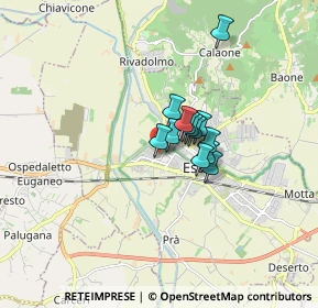 Mappa Via Vincenzo Pellesina, 35042 Este PD, Italia (0.92846)