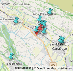 Mappa Via della Repubblica, 10073 Ciriè TO, Italia (1.70615)