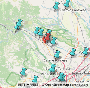 Mappa Via della Repubblica, 10073 Ciriè TO, Italia (8.82)