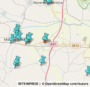 Mappa Piazza San Lorenzo, 35046 Saletto PD, Italia (5.8705)