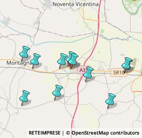 Mappa Piazza San Lorenzo, 35046 Saletto PD, Italia (3.80091)