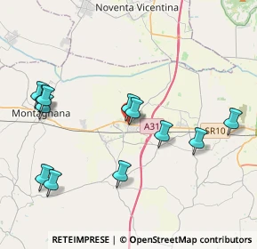 Mappa Piazza San Lorenzo, 35046 Saletto PD, Italia (4.35667)