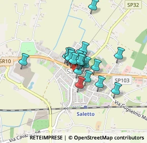 Mappa Piazza San Lorenzo, 35046 Saletto PD, Italia (0.2605)