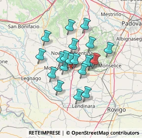 Mappa Piazza San Lorenzo, 35046 Saletto PD, Italia (9.756)