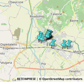 Mappa Via M. Francesconi, 35042 Este PD, Italia (0.714)