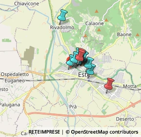 Mappa Via M. Francesconi, 35042 Este PD, Italia (0.74733)