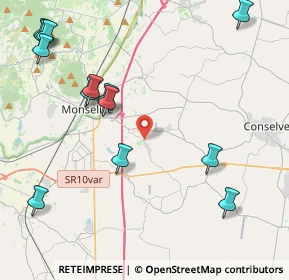 Mappa Via San Cosma, 35043 Monselice PD, Italia (5.29)