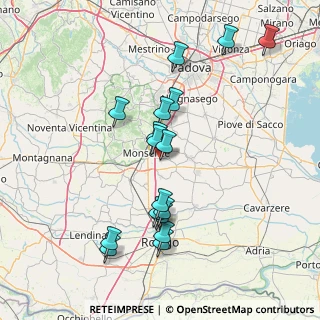 Mappa Via San Cosma, 35043 Monselice PD, Italia (15.13941)