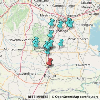 Mappa Via San Cosma, 35043 Monselice PD, Italia (10.02214)