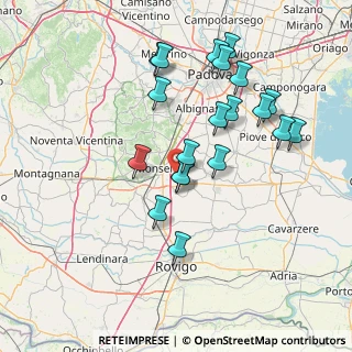Mappa Via San Cosma, 35043 Monselice PD, Italia (14.746)