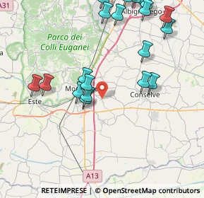 Mappa Via San Cosma, 35043 Monselice PD, Italia (9.576)