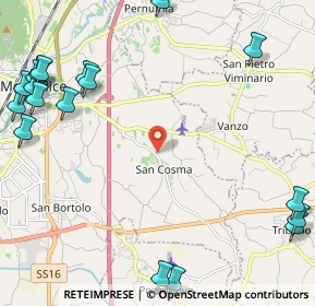 Mappa Via San Cosma, 35043 Monselice PD, Italia (3.32)