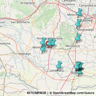 Mappa Via Borgofuro, 35040 Megliadino San Fidenzio PD, Italia (19.30857)