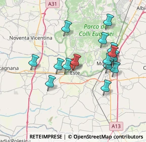 Mappa Via Porta Vecchia, 35042 Este PD, Italia (6.88467)