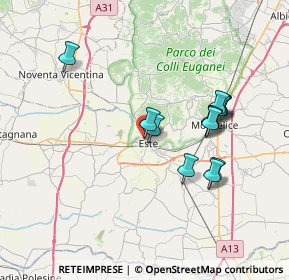 Mappa Via Porta Vecchia, 35042 Este PD, Italia (6.70308)
