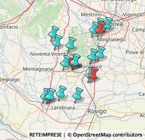 Mappa Via Porta Vecchia, 35042 Este PD, Italia (12.36579)