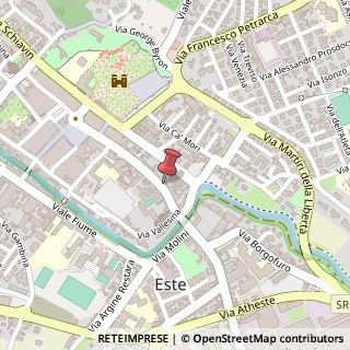 Mappa Via Principe Umberto, 58, 35042 Este, Padova (Veneto)