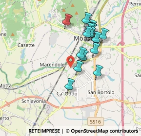 Mappa Via la Malandrina, 35043 Monselice PD, Italia (1.605)