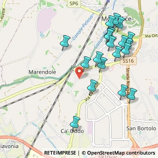 Mappa Via la Malandrina, 35043 Monselice PD, Italia (1.169)