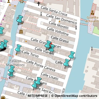 Mappa Calle Ponte Caneva, 30015 Chioggia VE, Italia (0.08696)
