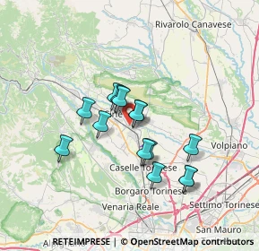 Mappa Via Ciriè, 10077 San Maurizio Canavese TO, Italia (5.40929)