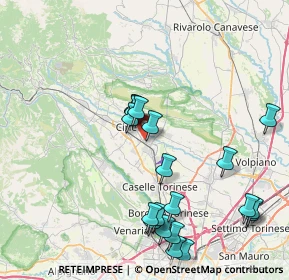 Mappa Via Ciriè, 10077 San Maurizio Canavese TO, Italia (8.691)