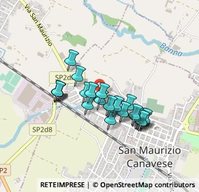 Mappa Via Ciriè, 10077 San Maurizio Canavese TO, Italia (0.33077)