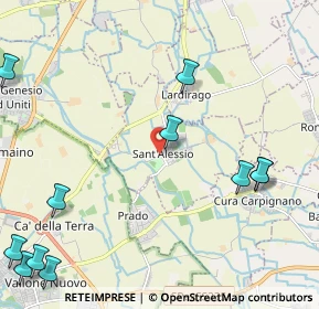 Mappa Via Vittoria, 27016 Sant'Alessio con Vialone PV, Italia (3.2075)