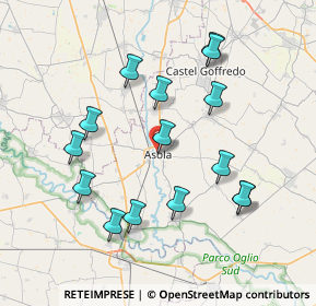 Mappa Via San Marco, 46041 Asola MN, Italia (7.62)