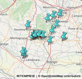 Mappa Via Alessandro Volta, 35042 Este PD, Italia (11.1045)