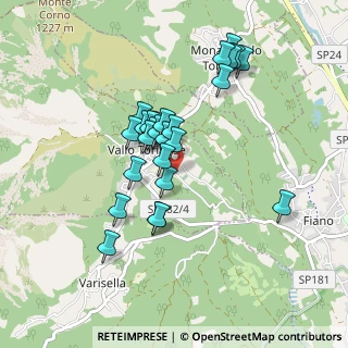Mappa SP 182, 10070 Vallo torinese TO, Italia (0.75556)