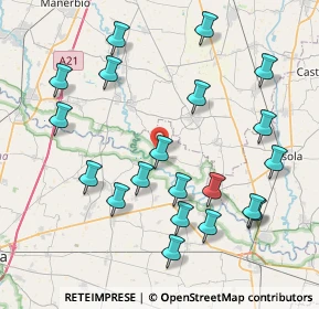 Mappa Via Benedetto Frizzi, 26032 Ostiano CR, Italia (8.803)