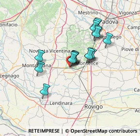 Mappa Via Giulia Fogolari, 35042 Este PD, Italia (11.2325)