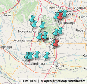 Mappa Via Giulia Fogolari, 35042 Este PD, Italia (12.42105)