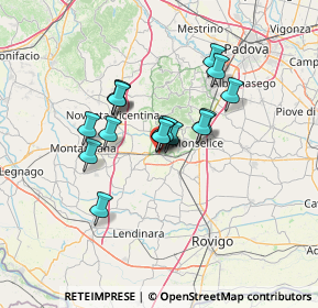 Mappa Via Giulia Fogolari, 35042 Este PD, Italia (9.59059)