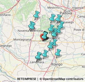 Mappa Via Giulia Fogolari, 35042 Este PD, Italia (9.9955)