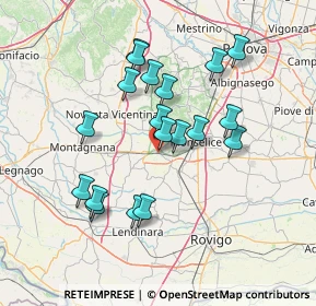 Mappa Via Giulia Fogolari, 35042 Este PD, Italia (13.09368)