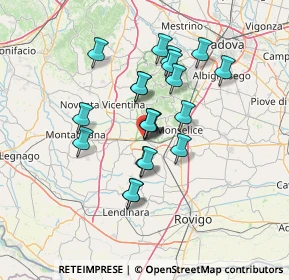 Mappa Via Giulia Fogolari, 35042 Este PD, Italia (11.12)