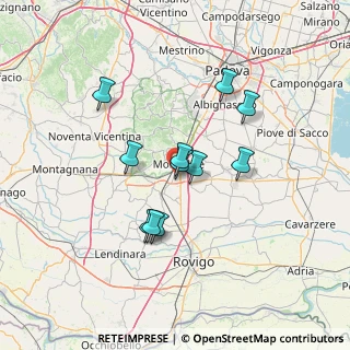 Mappa Via Veneto, 35043 Monselice PD, Italia (11.29)