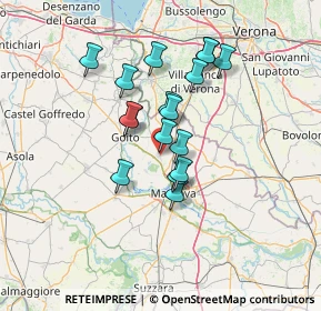 Mappa Via Arrigo Boldrini, 46045 Marmirolo MN, Italia (10.86059)
