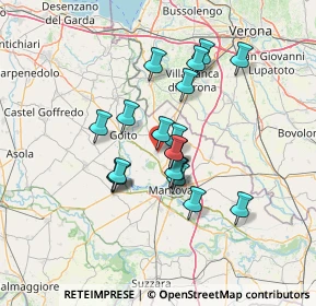 Mappa Via Arrigo Boldrini, 46045 Marmirolo MN, Italia (10.89316)