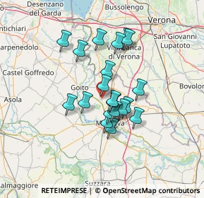 Mappa Via Arrigo Boldrini, 46045 Marmirolo MN, Italia (10.4245)