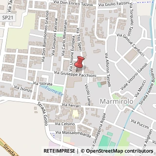 Mappa Via Giuseppe Pacchioni, 32, 46045 Marmirolo, Mantova (Lombardia)