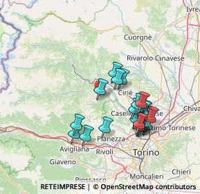 Mappa SP 182, 10070 Vallo torinese TO (13.231)