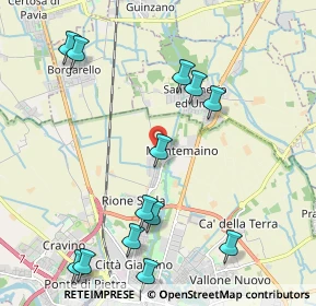 Mappa Piazza S. Bernardo, 27100 Pavia PV, Italia (2.45231)