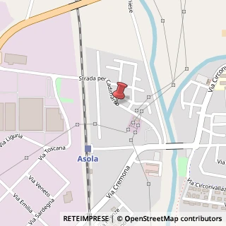 Mappa Via Cadimarco, 21, 46041 Asola, Mantova (Lombardia)