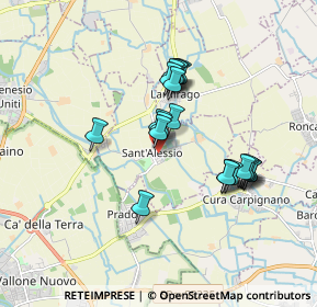 Mappa Via Angelo Bianchi, 27016 Sant'Alessio con Vialone PV, Italia (1.5025)